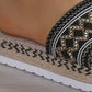 Boho Woven Platform Slide Sandals