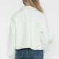 Snobbish Snap Down Long Sleeve PU Leather Jacket