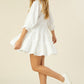 Tiered Mini Dress W/Tassel