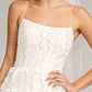Floral Embroidered Lace-Up Mesh w/ Sweetheart Neckline Long Wedding Dress GLGL1985_2