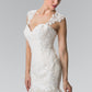 Lace Embellished Mermaid Style Wedding Dress GLGL2367_2
