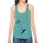 Flying Bird Swing Racerback Tank Top