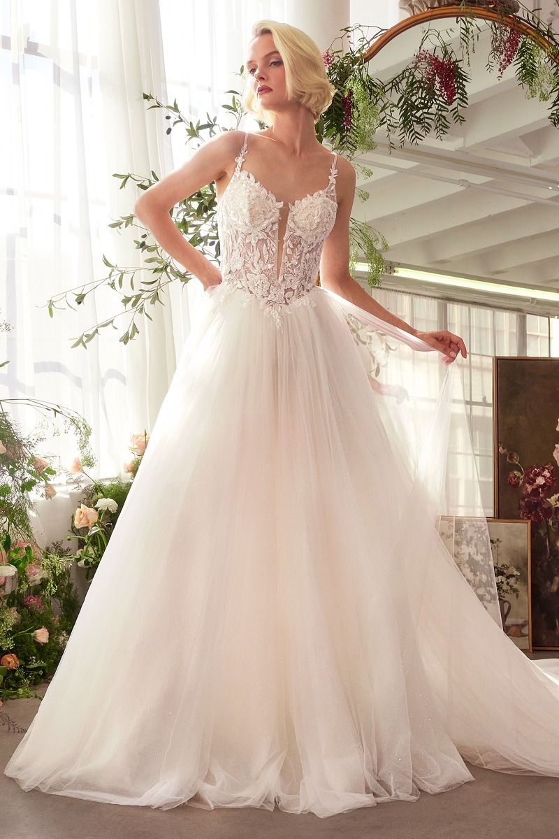 LACE & TULLE BRIDAL BALL GOWN_0