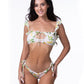 Lemon Ruffle Bikini Set