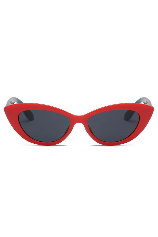 Women Round Retro Cat Eye Fashion Sunglasses