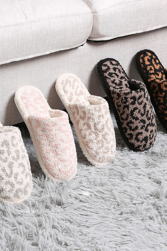 Luxury Soft Leopard Pattern Slipper