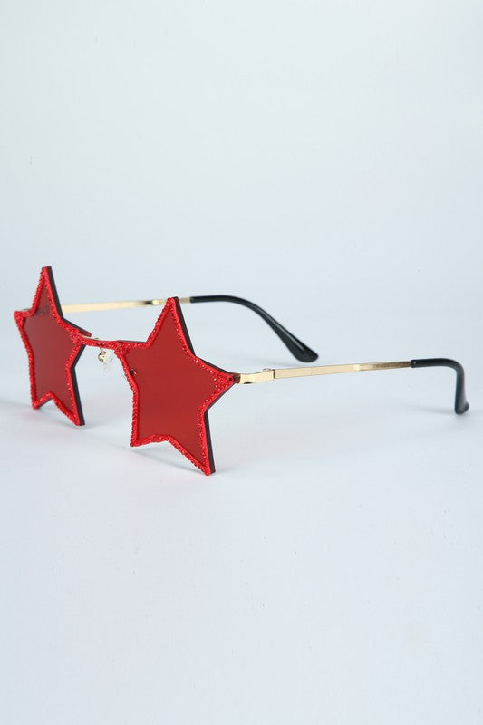 Handmade Star Rhinestone Sunglasses