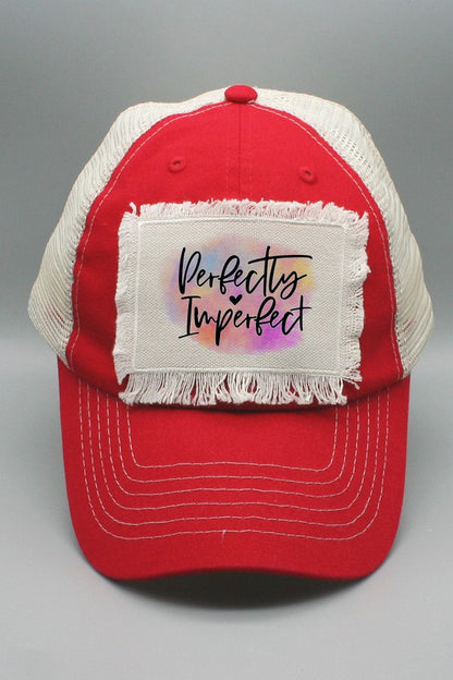 Colorful Perfectly Imperfect Patch Baseball Hat