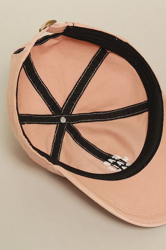 Embroidered Cotton Baseball Cap