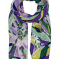 Colorful Floral Print Scarf