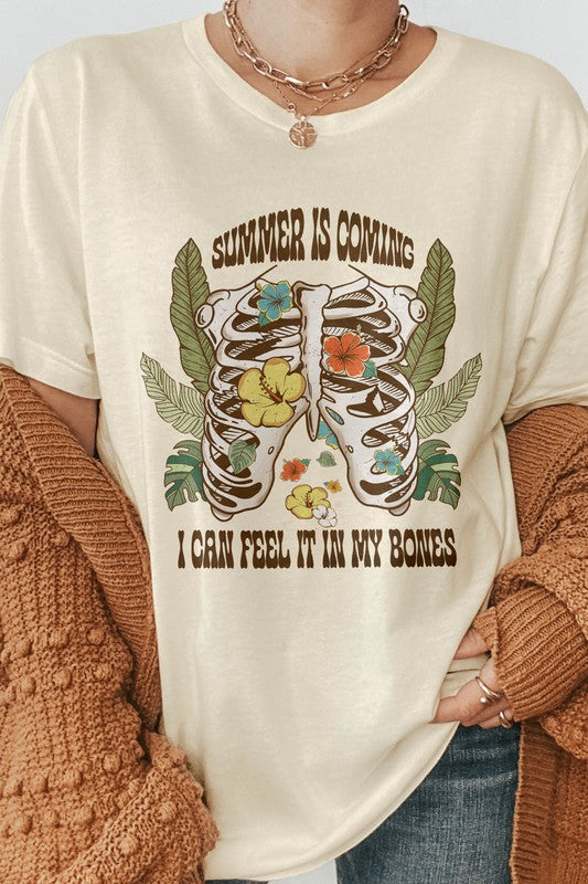 Summer is Coming I Can Feel It Graphic Tee