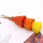 Vibrant 4-Pack Multicolored Fringe Keychain Set - Women's Boutique Exclusive
