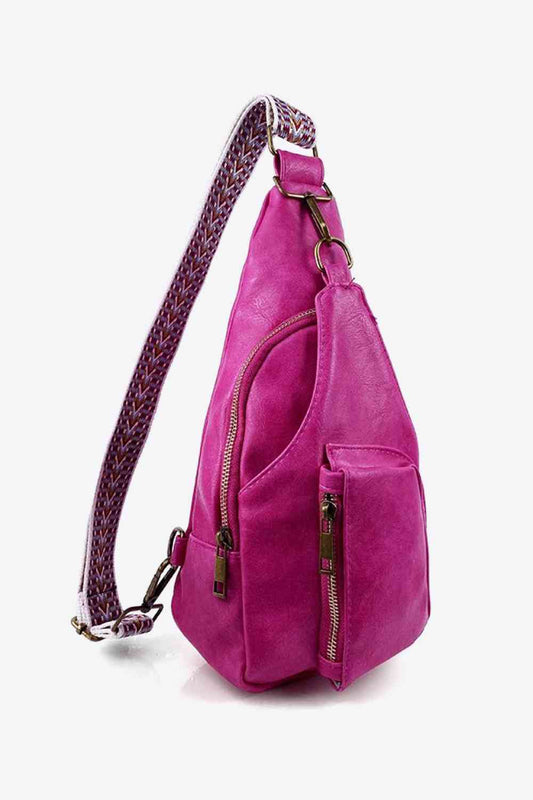 All the Feels - Medium PU Leather Sling Bag | Adjustable Strap