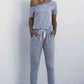 One Shoulder Tied Jumpsuit with Pockets | Long Length