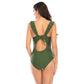 V Neck One Piece Summer Swimsuit