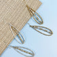 METAL BEADS WIRE WRAPPED EARRINGS