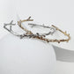Metal Cuff Leaves Branch Bracelet