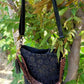 Large PU Leather Shoulder Bag with Floral, Leopard, and Plaid Patterns | Imported