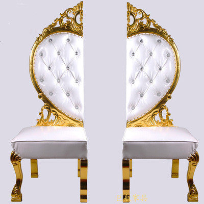 White Gold Heart Design Double Love Seat