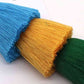 Vibrant 4-Pack Multicolored Fringe Keychain Set - Women's Boutique Exclusive