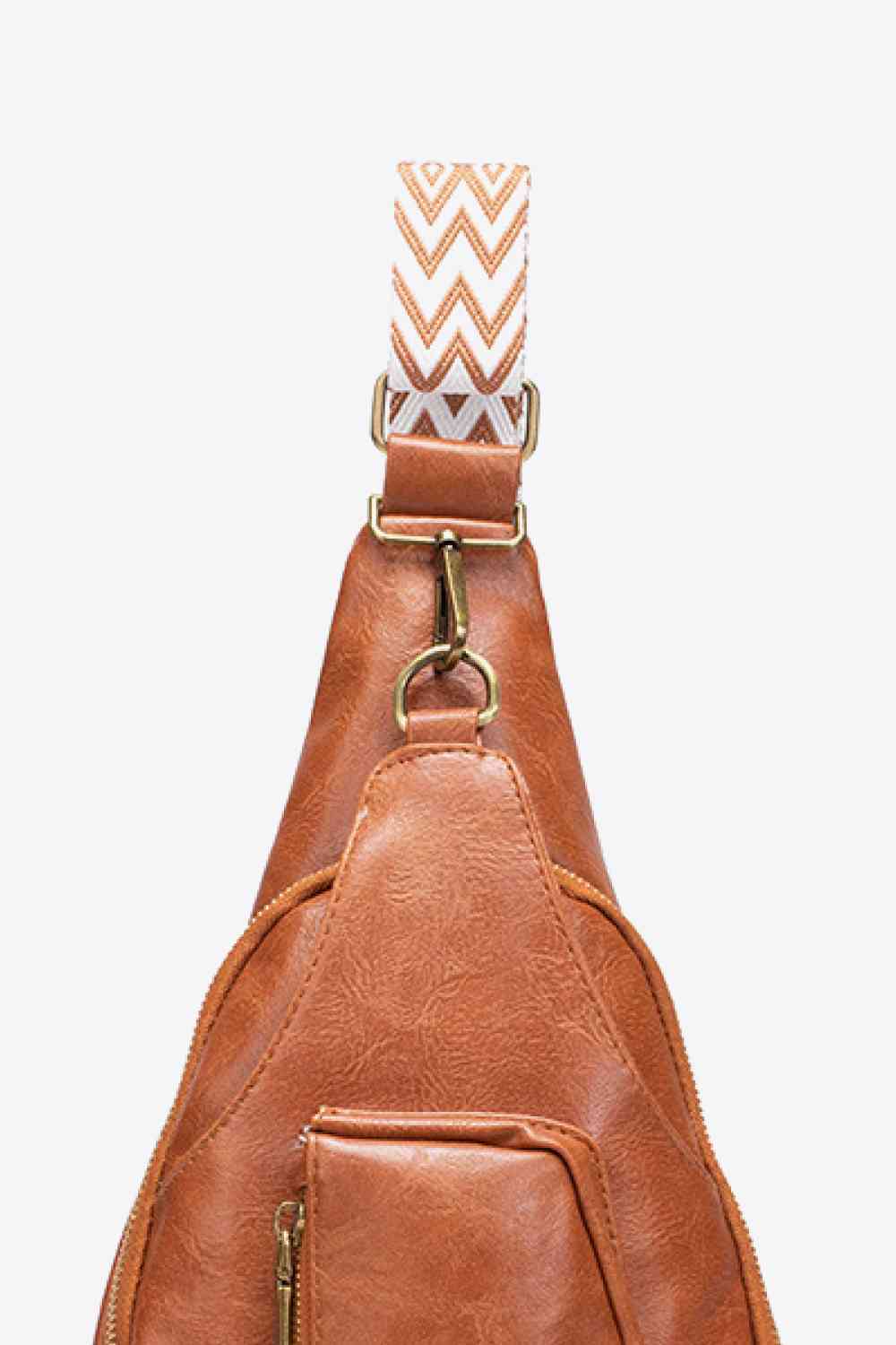 All the Feels - Medium PU Leather Sling Bag | Adjustable Strap