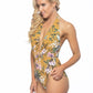 One Piece Sunshine Floral Print Swimsuit
