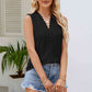 Spliced Lace V-Neck Tank