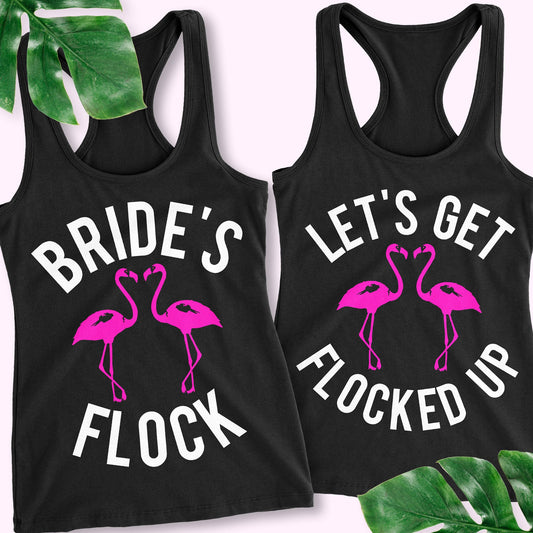 Bride's Flock Flamingo Tank Tops