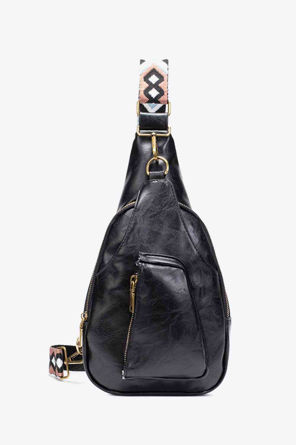 All the Feels - Medium PU Leather Sling Bag | Adjustable Strap