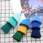 Vibrant 4-Pack Multicolored Fringe Keychain Set - Women's Boutique Exclusive