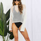 Long Sleeve Round Neck Openwork Cover-Up