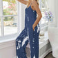 Tie-Dye Spaghetti Strap Jumpsuit with Pockets