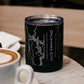 Oklahoma City - Oklahoma Map Insulated Cup in Matte Black
